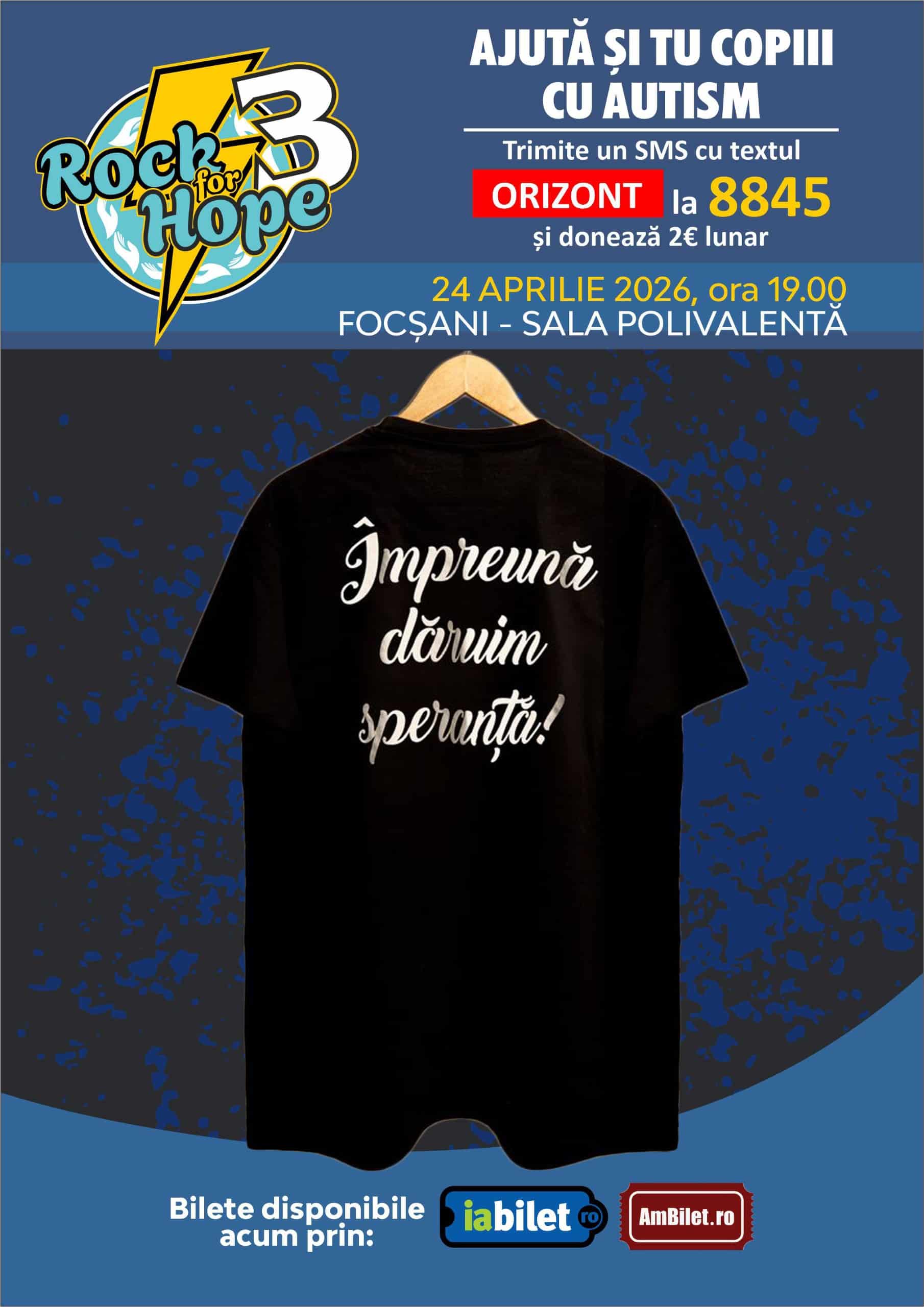 Tricou Bikers for Humanity - Rock for Hope 3 - imagine 2